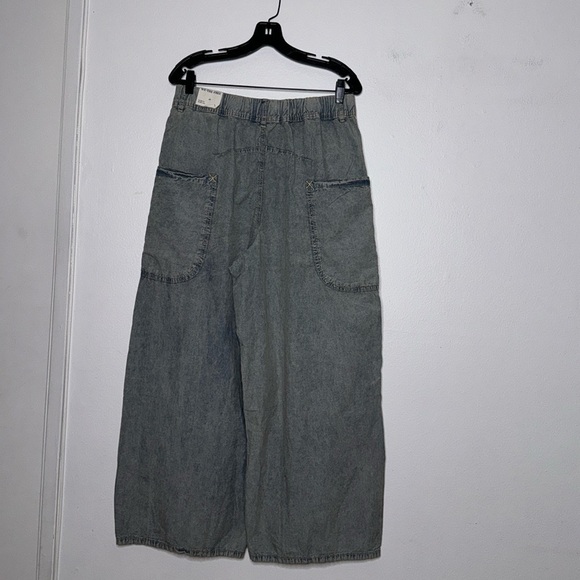 We The Free Shibuya Pull-On Wide-Leg Jeans Size Small - Picture 5 of 13